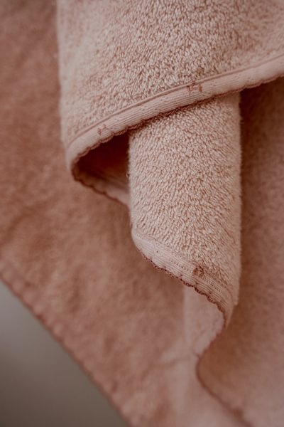 Little Dutch Bawełniany ręcznik z kapturem Pure Blossom 100 x 100 cm