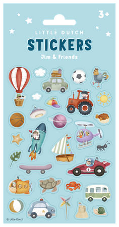 Little Dutch Naklejki Jim & friends 100747