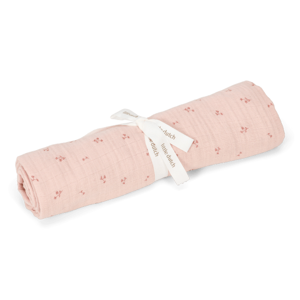 Little Dutch Otulacz muślinowy 120 x 120 cm Pure Blossom