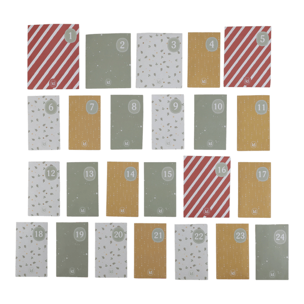 Little Dutch Kalendarz adwentowy w walizeczce FSC X-MAS