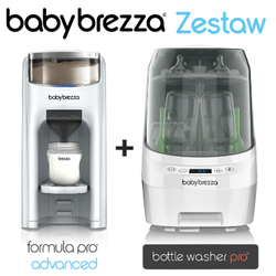 Ekspres do mleka Baby Brezza Formula Pro Advanced All White + GRATIS lejek + pokrywa