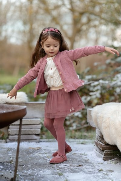 Little Dutch Rajstopy 2-pak Rouge/Garden Green - 86/92