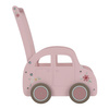 Little Dutch Wózeczek drewniany na zabawki Pink FSC