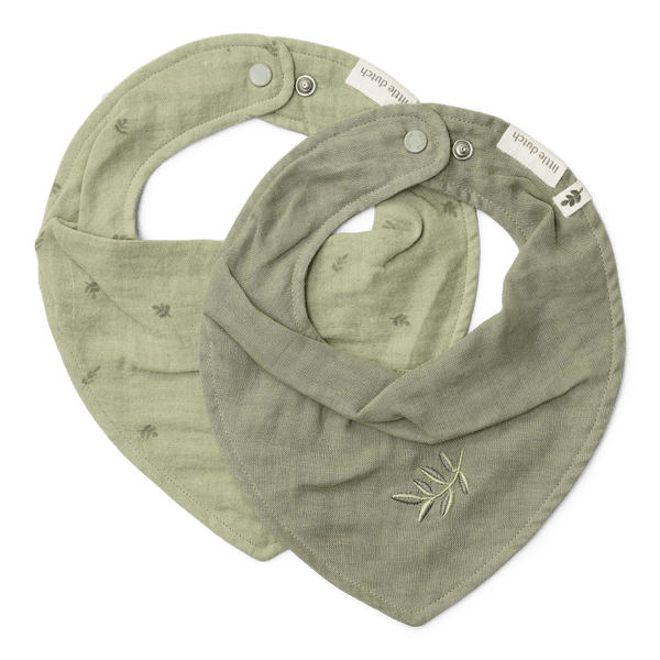 Little Dutch Apaszko-bandanka muślinowa - zestaw 2 szt. Pure Sage