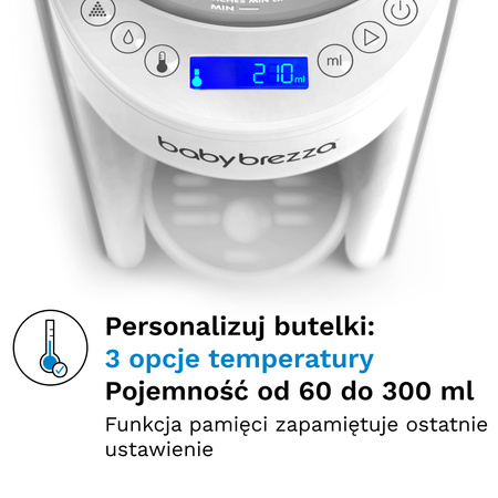 Ekspres do mleka Baby Brezza Formula Pro Advanced All White + GRATIS lejek + pokrywa