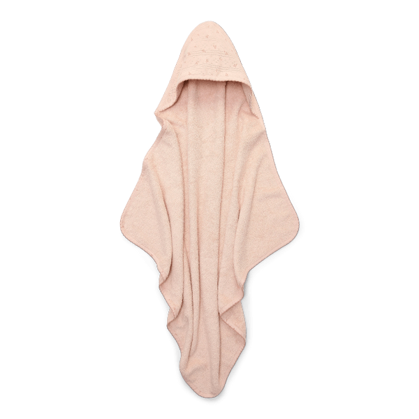 Little Dutch Bawełniany ręcznik z kapturem Pure Blossom 100 x 100 cm