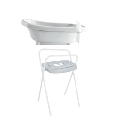 Zestaw bébé-jou Wanienka Thermo Grey 4260051 + stojak 98 cm