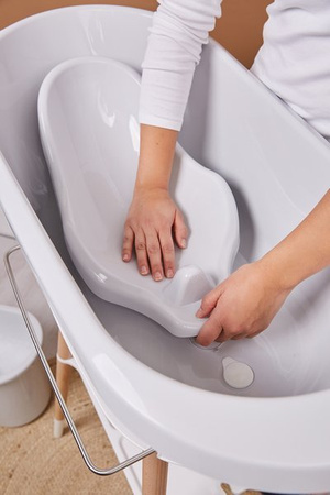 Zestaw bébé-jou Wanienka Sense Szara 4200051 + stojak