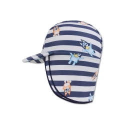 The Swim Essentials Czapeczka kąpielowa przeciwsłoneczna Striped Bluey - rozm. 3