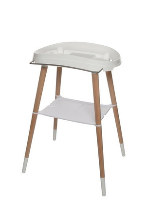 bébé-jou Stojak bukowy do wanienki Sense Biały 4217001