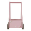 Little Dutch Wózeczek drewniany na zabawki Pink FSC
