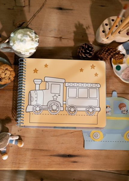 Little Dutch Kreatywny zeszyt z nożyczkami Jim & Friends