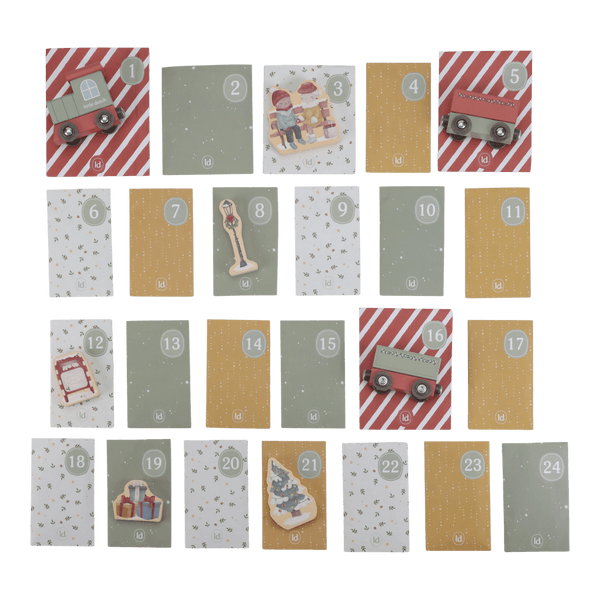 Little Dutch Kalendarz adwentowy w walizeczce FSC X-MAS