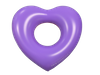 The Swim Essentials Koło do pływania 90 cm Heart Red-Purple 2023SE523