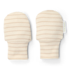 Little Dutch Rękawiczki niedrapki Soft Beige Stripe