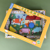 Auzou Drewniane puzzle kształty Na farmie 84027