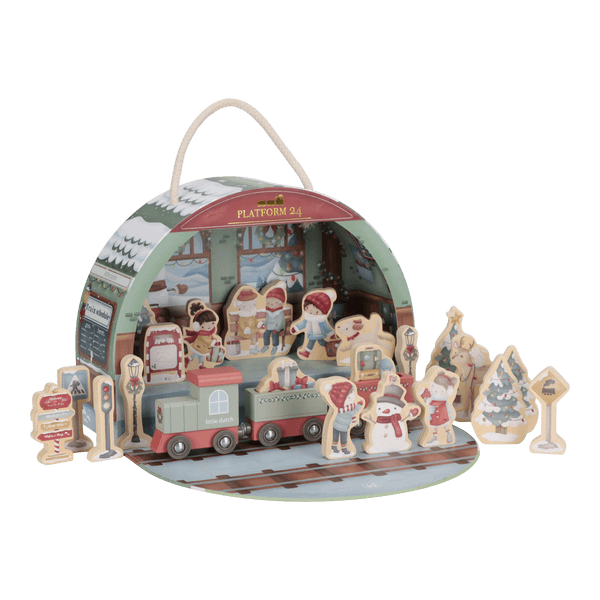 Little Dutch Kalendarz adwentowy w walizeczce FSC X-MAS