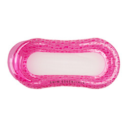 The Swim Essentials Materac do pływania z siateczką Neon Leopard 2020SE117