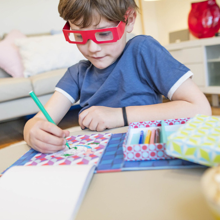 Tiger Tribe Zestaw Kolorowanek 3D – Zabawa z Sci-Fi