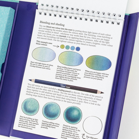 Tiger Tribe Zestaw do Rysunku – Metaliczne Kredki