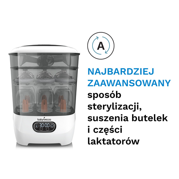TANIEJ W ZESTAWIE: Ekspres do mleka Baby Brezza Formula Pro Advanced + Sterilizer Dryer Advanced