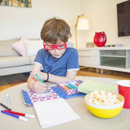 Tiger Tribe Zestaw Kolorowanek 3D – Zabawa z Sci-Fi