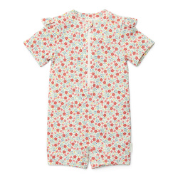 Little Dutch Swimsuit z krótkim rękawem Sunny Flowers - 98/104