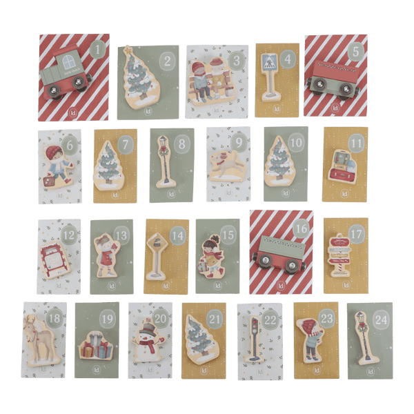 Little Dutch Kalendarz adwentowy w walizeczce FSC X-MAS