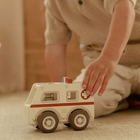 Little Dutch Zestaw aut Karetka, Policja, Wóz strażacki LD4388