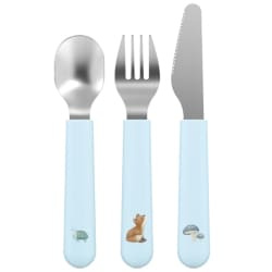 Mepal & Little Dutch Zestaw sztućców dziecięcych 3 szt. Forest Friends