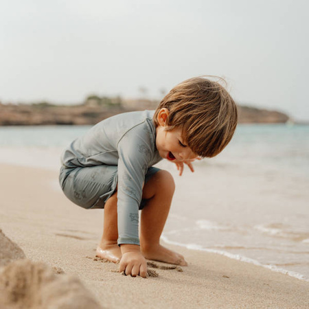 Little Dutch Koszulka do kąpieli z długim rękawem Turtle Island Olive - 74/80 CL11413518