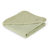 Little Dutch Bawełniany ręcznik z kapturem Pure Sage 100 x 100 cm