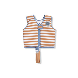 The Swim Essentials Kamizelka do nauki pływania dla dzieci 18-30 kg Softlines Brown
