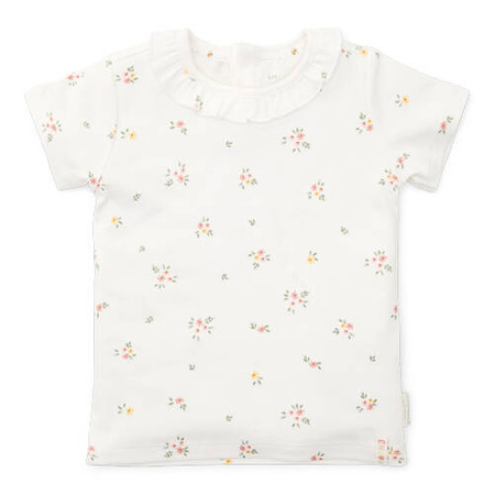 Little Dutch T-shirt z krótkim rękawem White Meadows - 80 CL24021103
