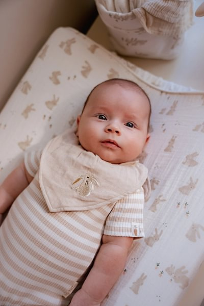 Little Dutch Apaszko-bandanka muślinowa - zestaw 2 szt. Baby Bunny