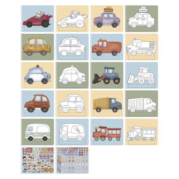 Little Dutch Kreatywny zeszyt z nożyczkami Jim & Friends