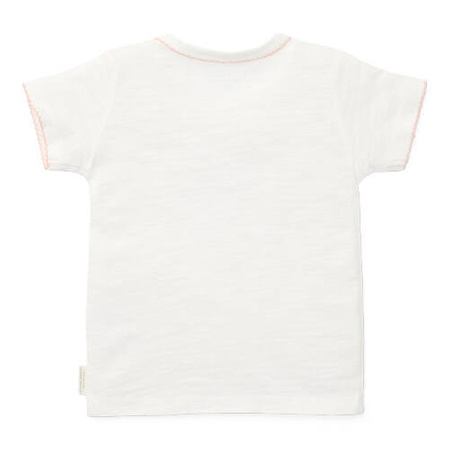 Little Dutch T-shirt z krótkim rękawem Off White Flower Girl - 80 CL24021115