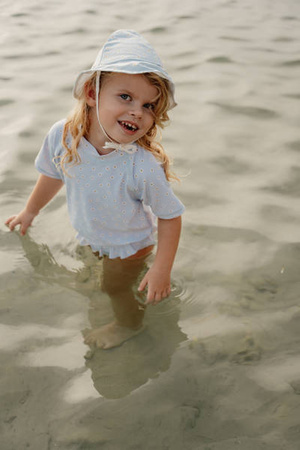 Little Dutch Koszulka do kąpieli Daisy Blue - 86/92 CL12453711