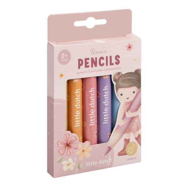 Little Dutch Drewniane, grube kredki Rosa & Friends pol_pl_Little-Dutch-Drewniane-grube-kredki-Rosa-Friends-5633_2