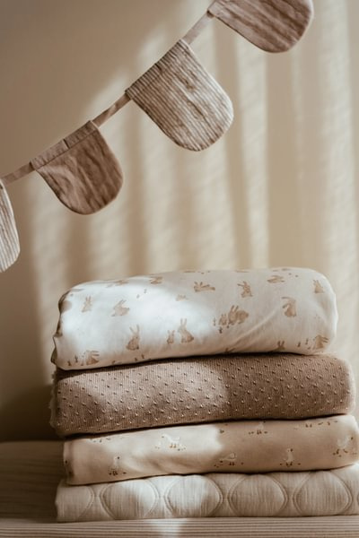 Little Dutch Ocieplany kocyk 100 x 70cm Pure Soft Beige