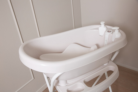 Zestaw bébé-jou Wanienka Thermo Light Oat 426010 + stojak 98 cm