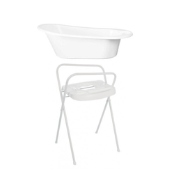 Zestaw bébé-jou Wanienka Biała 425601 + stojak 103cm