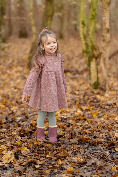 Little Dutch Rajstopy 2-pak Rouge/Garden Green - 74/80