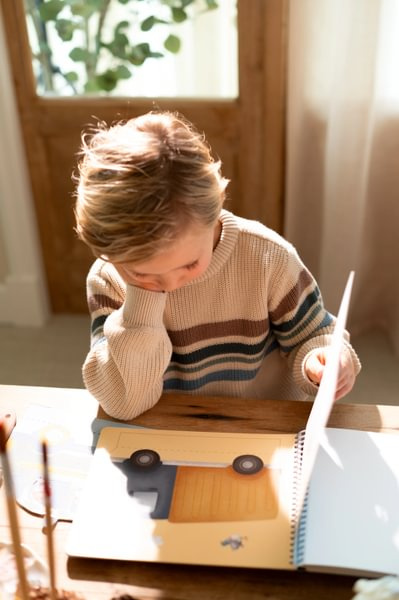 Little Dutch Kreatywny zeszyt z nożyczkami Jim & Friends