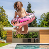 Swim Essentials Koło do pływania Rose Gold Leopard 90cm 2020SE38