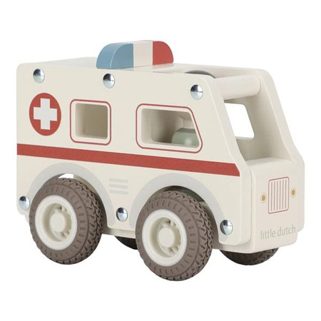 Little Dutch Zestaw aut Karetka, Policja, Wóz strażacki LD4388