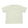Little Dutch T-shirt frotte z krótkim rękawem Farm Green Stripes - 92 CL24021021