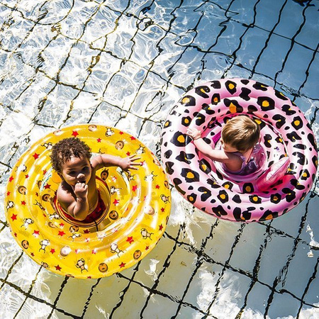 The Swim Essentials Kółko treningowe dla dzieci Rose Gold Leopard 2020SE32