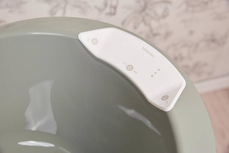 Zestaw bébé-jou Wanienka Sense Edition z czujnikiem Breeze Green 420230 + stojak