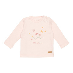 Little Dutch T-shirt z długim rękawem Little Flowers Pink 68cm CL21121755